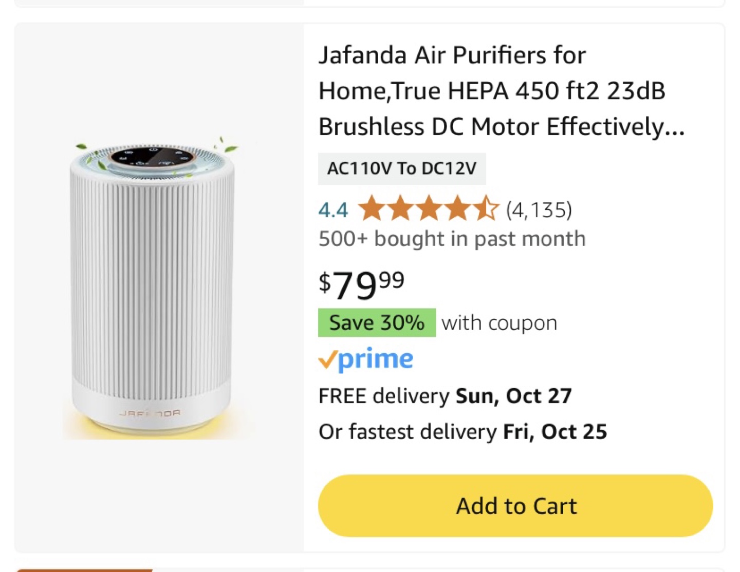 Jafanda Air Purifier