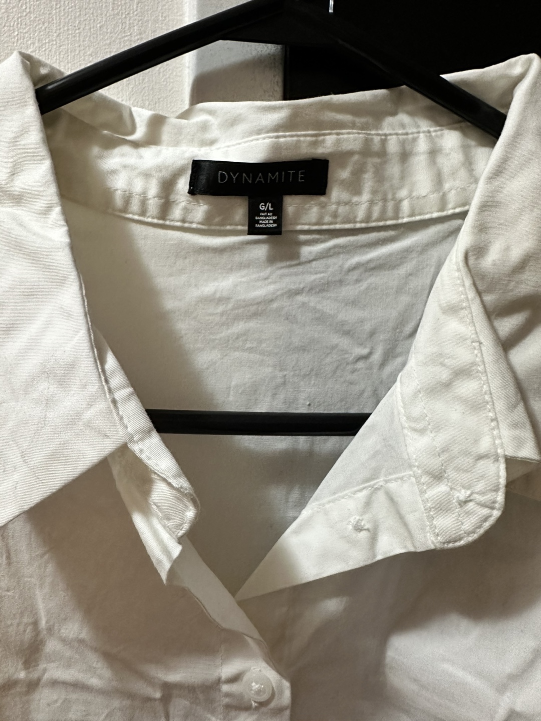 Poplin cropped top white / Dynamite - photo 4