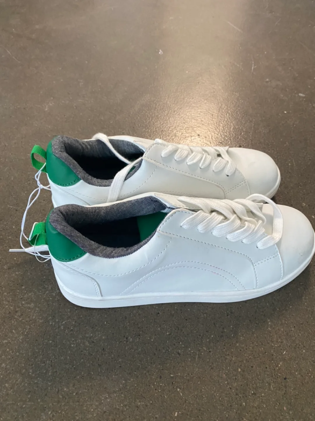 Joe Fresh White Sneakers with Green Detail image indicator(2)