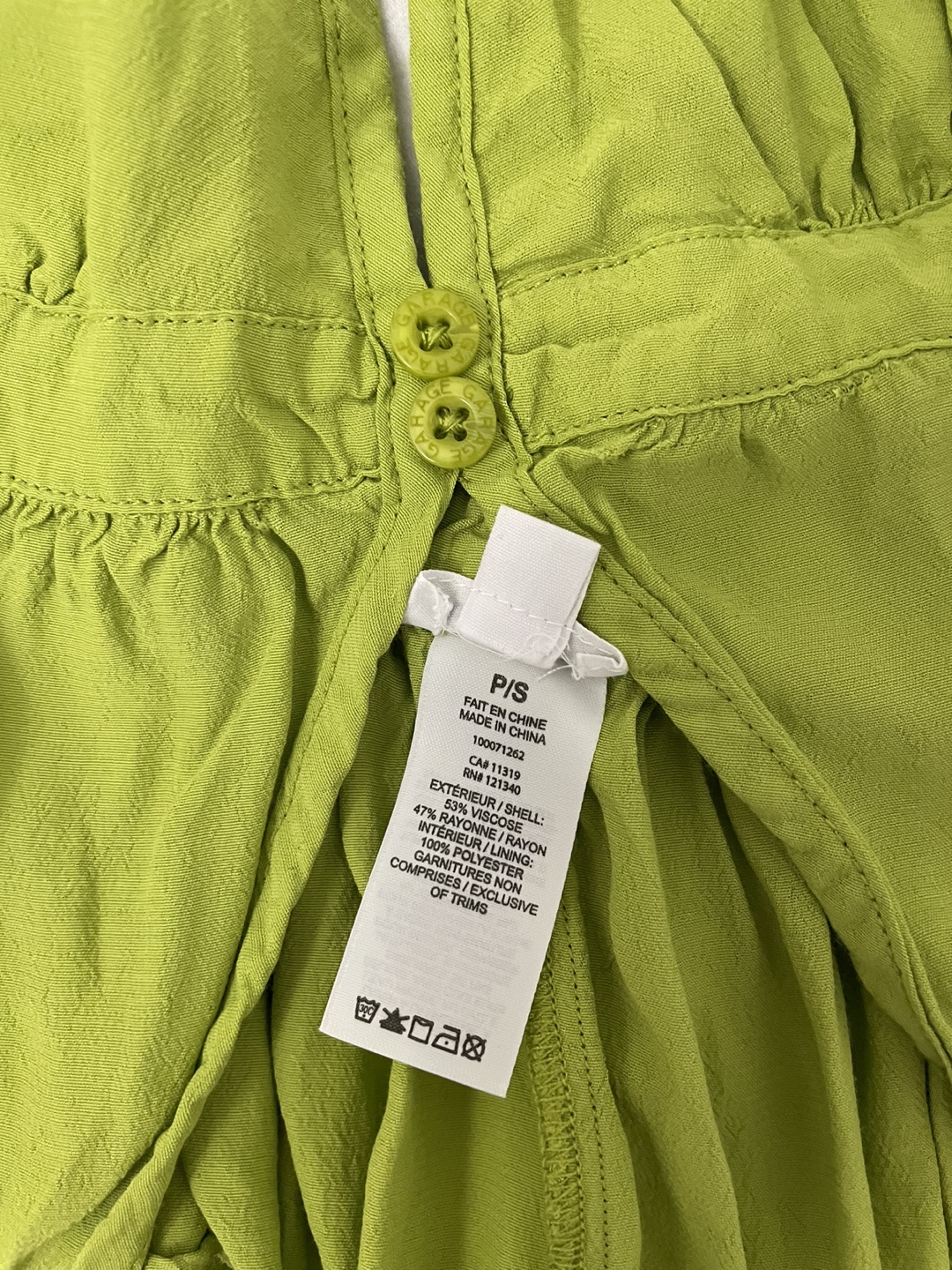 Garage Green Flowy Halter Top, size S - photo 3