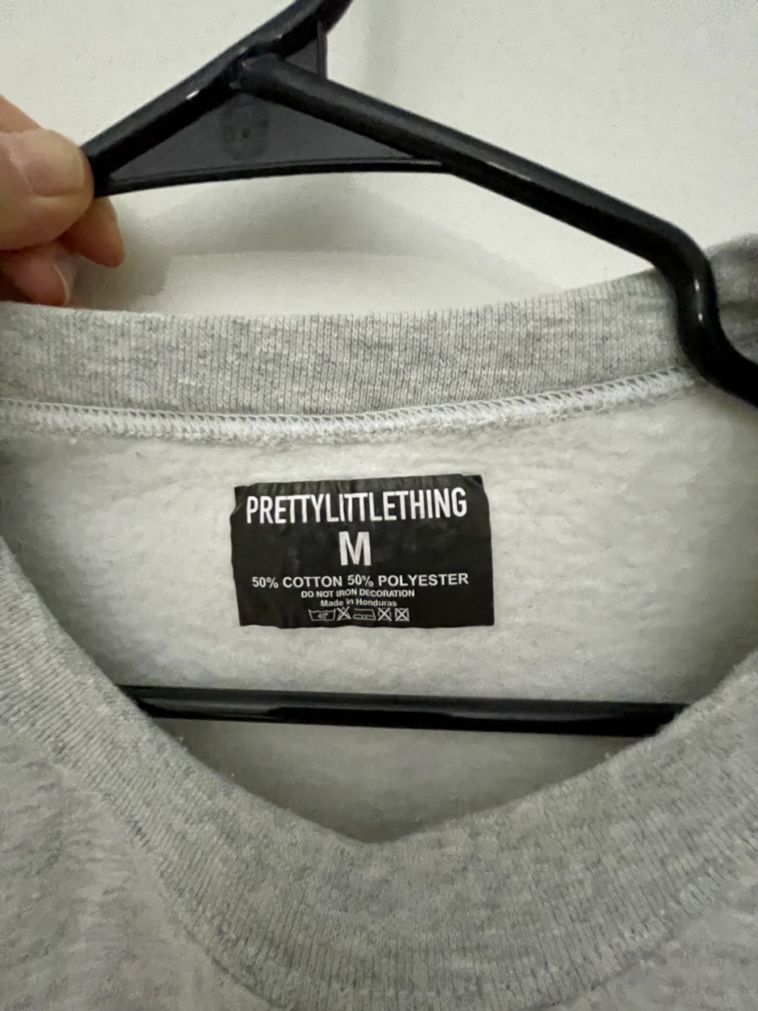 Grey Crop Sweatshirt, size M - photo 2