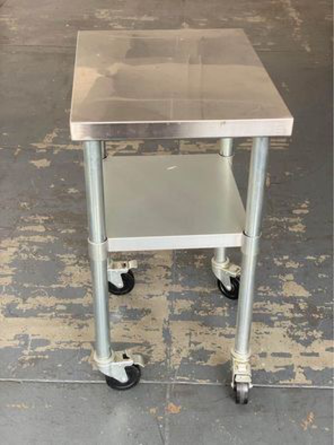Stainless Steel Work Table on Wheels - photo 2