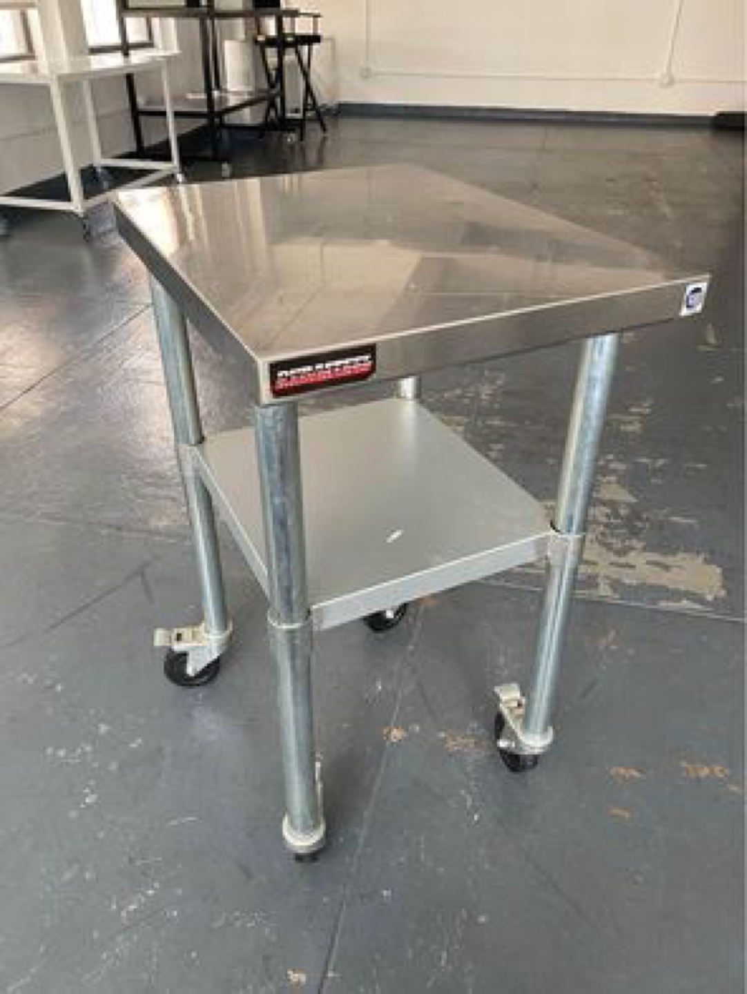 Stainless Steel Work Table on Wheels