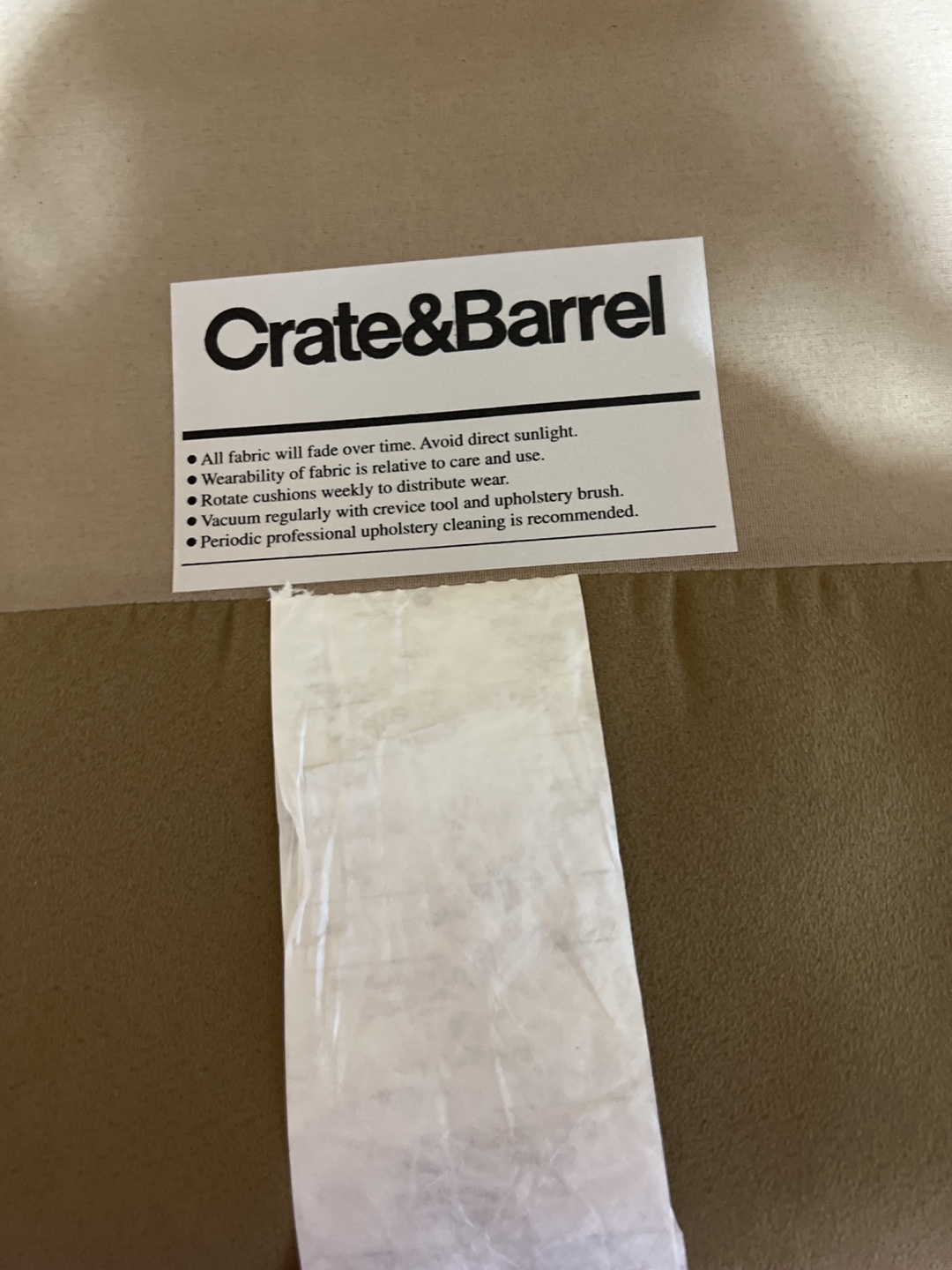 Crate & Barrel Loveseat - photo 3