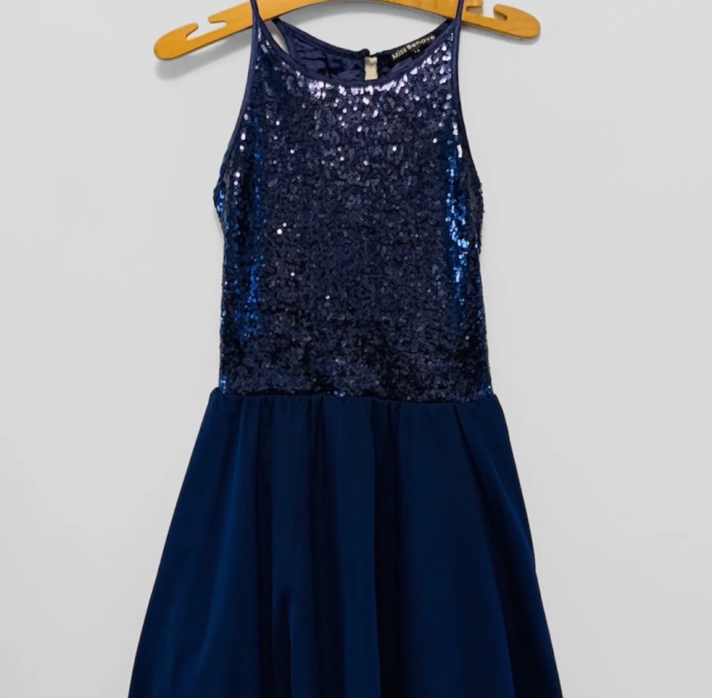 Designer Blue Dress - Girls - Like New image indicator(3)