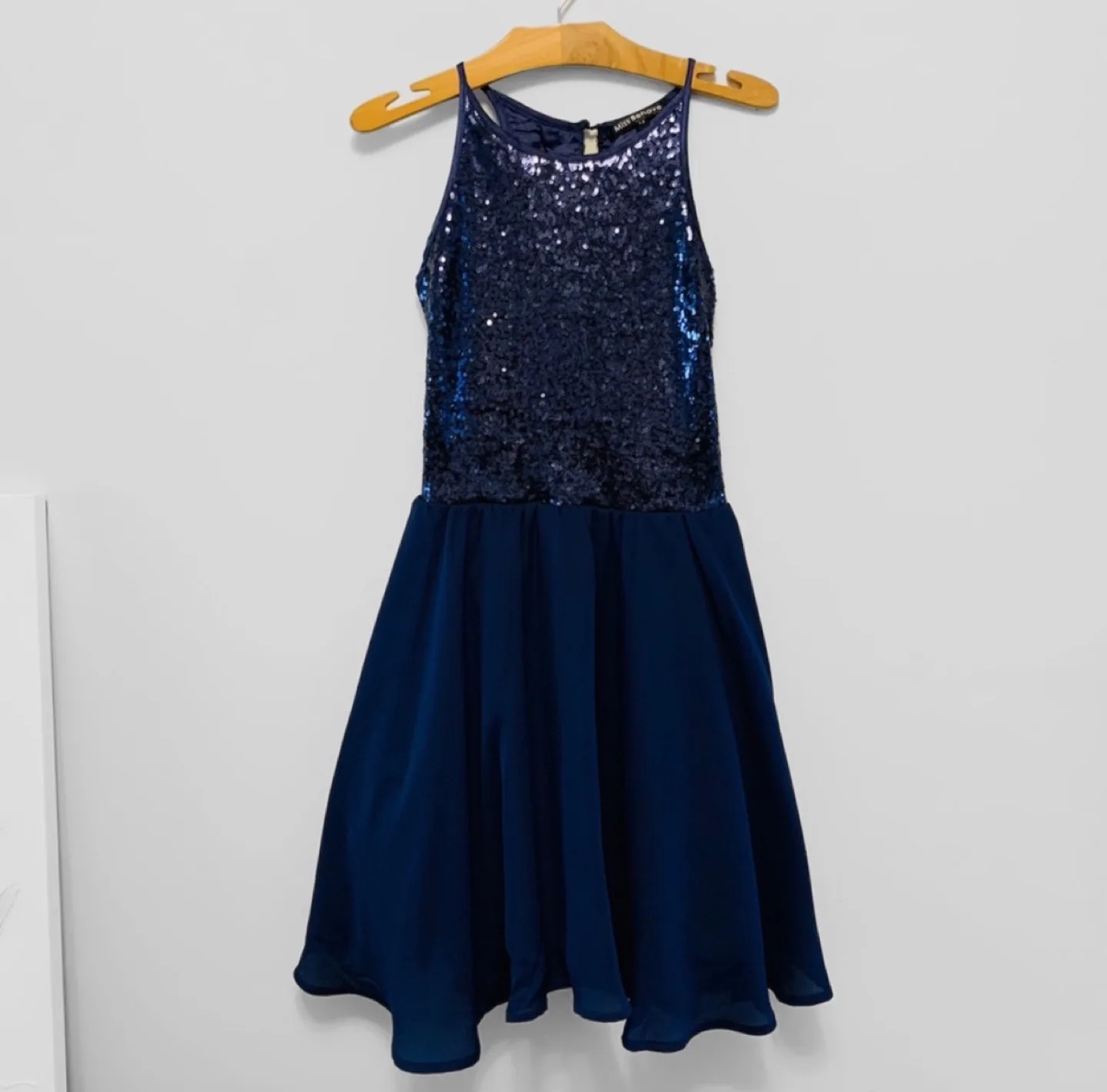 Designer Blue Dress - Girls - Like New image indicator(2)