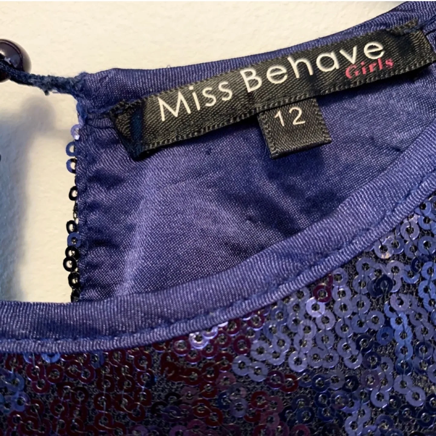 Designer Blue Dress - Girls - Like New image indicator(6)