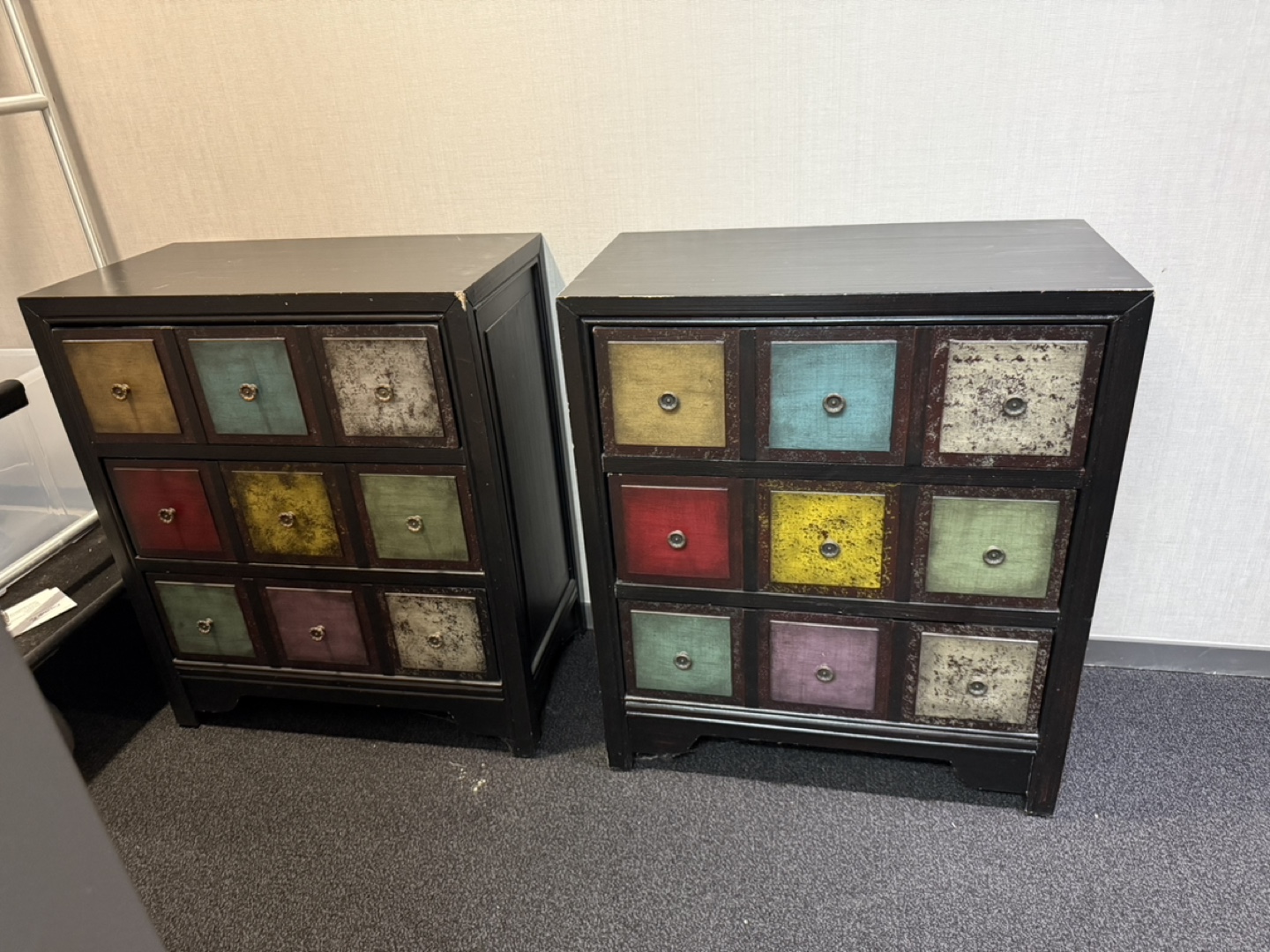 Set of Two Multi-Colored Drawers - photo 2
