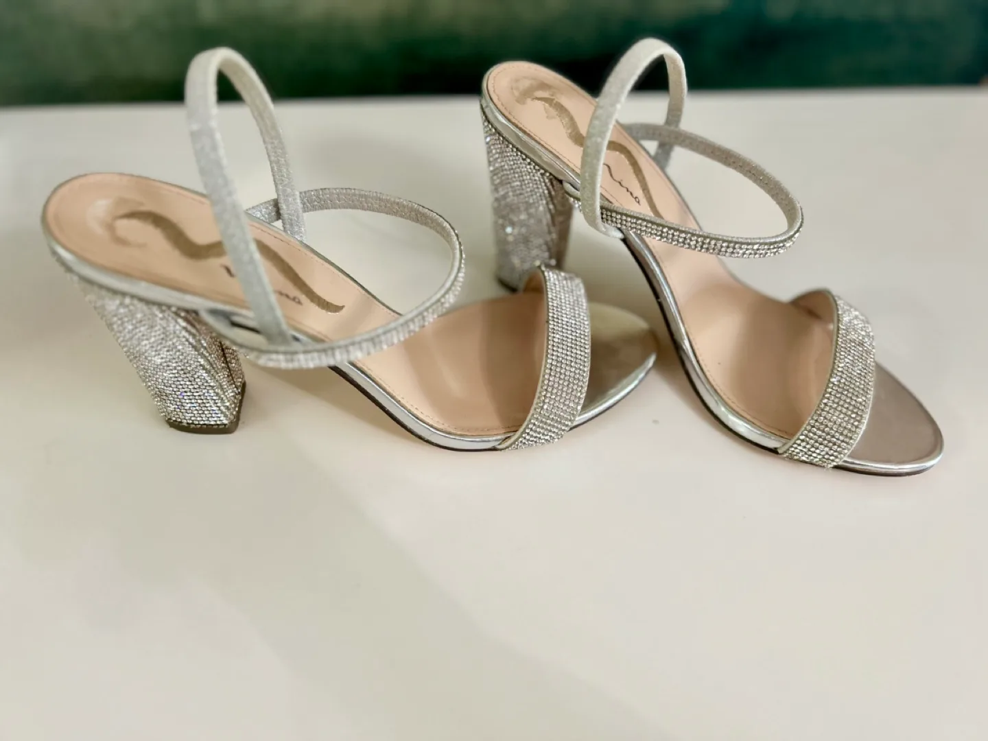 Gorgeous Rhinestone Heels - Like New image indicator(5)