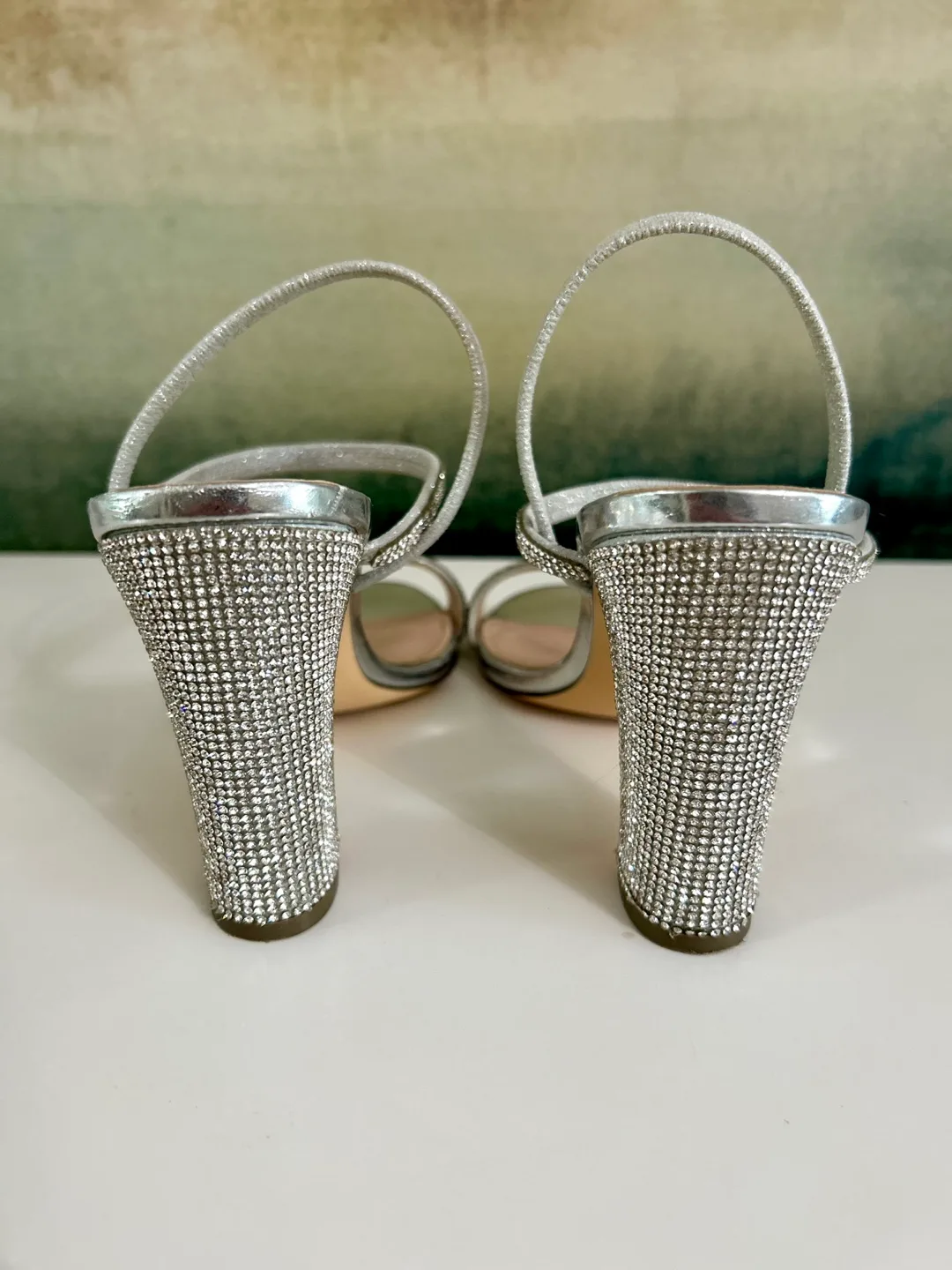 Gorgeous Rhinestone Heels - Like New image indicator(4)