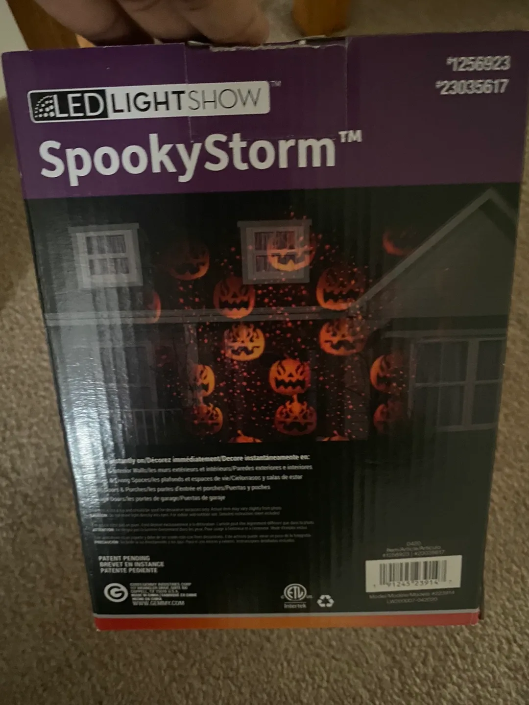 LED Light Show Spooky Storm Halloween Projector image indicator(3)