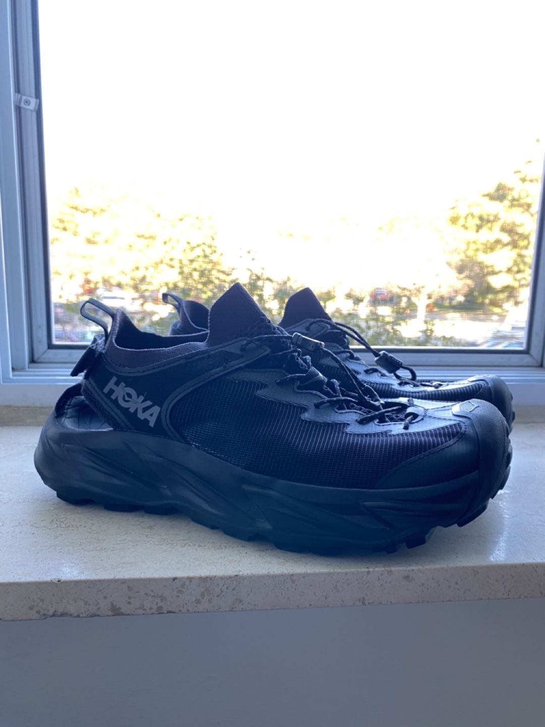 Hoka Hopara 2 Black Sandals *Brand New Never Worn*