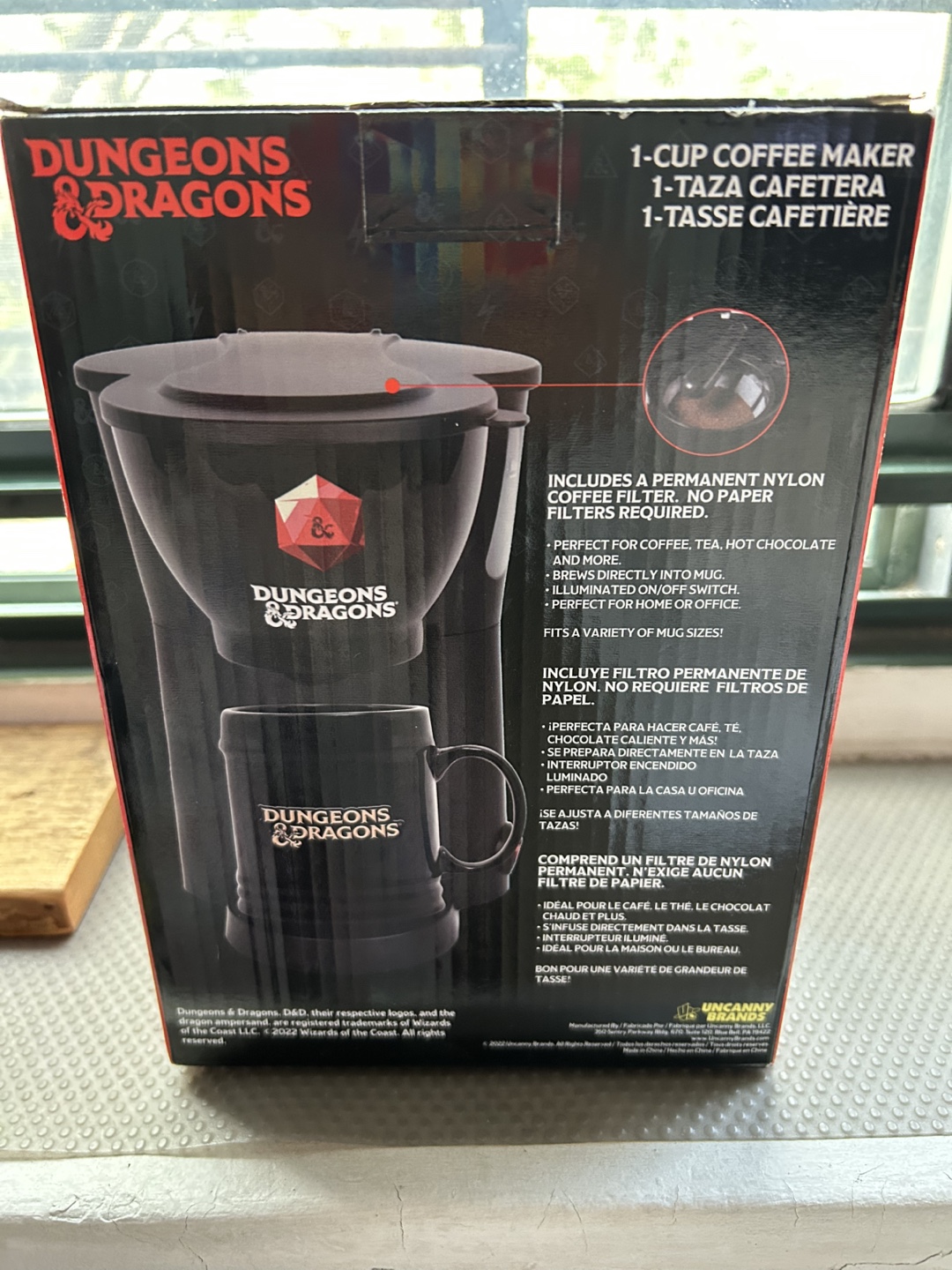 Dungeons & Dragons 1-Cup Coffee Maker