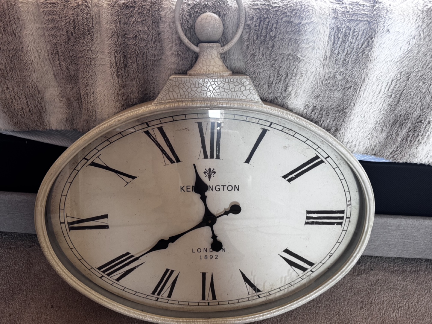 Large Oval Wall Clock