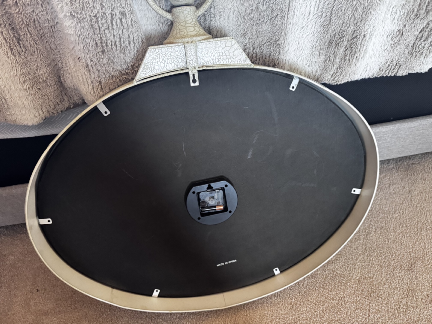 Large Oval Wall Clock - photo 2
