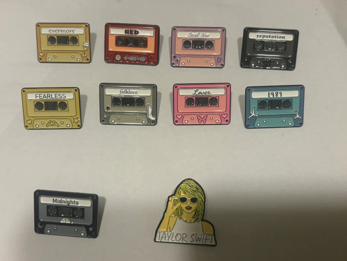 Taylor Swift Album Enamel Pins thumbnail
