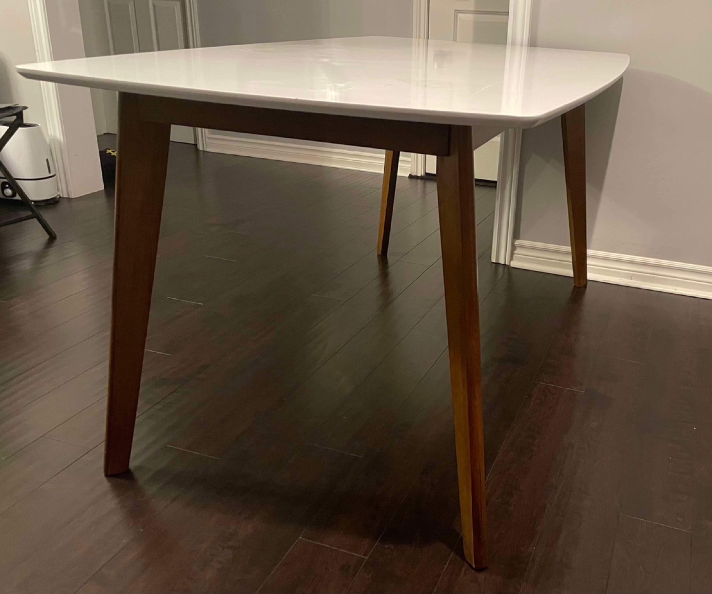White Dining Table Structube - photo 3