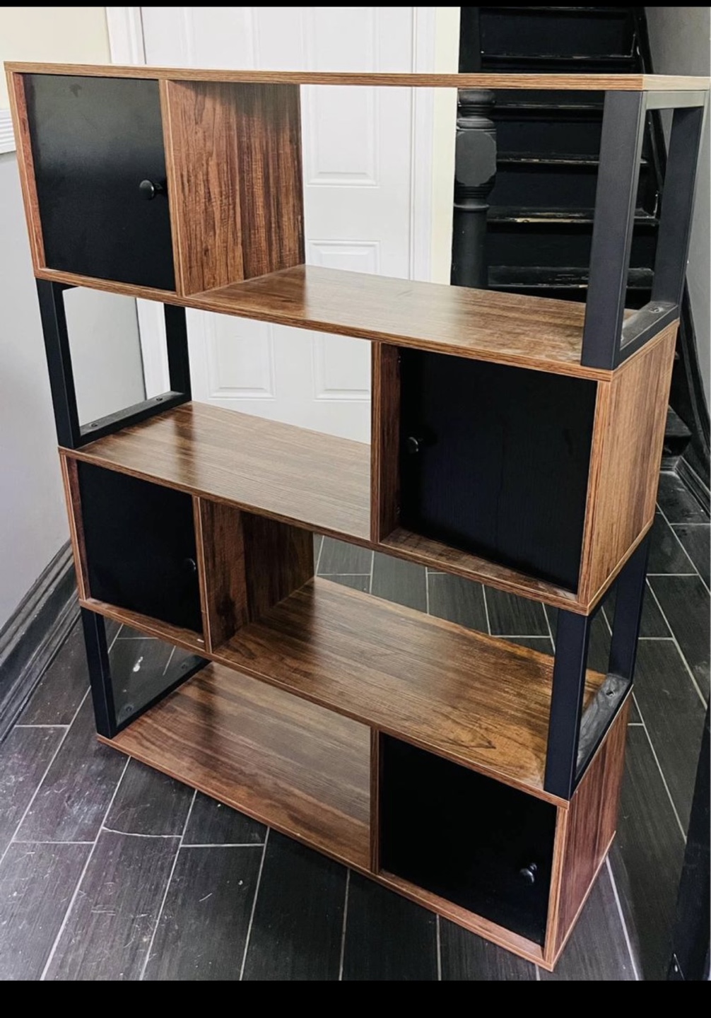 Rustic Industrial Bookcase