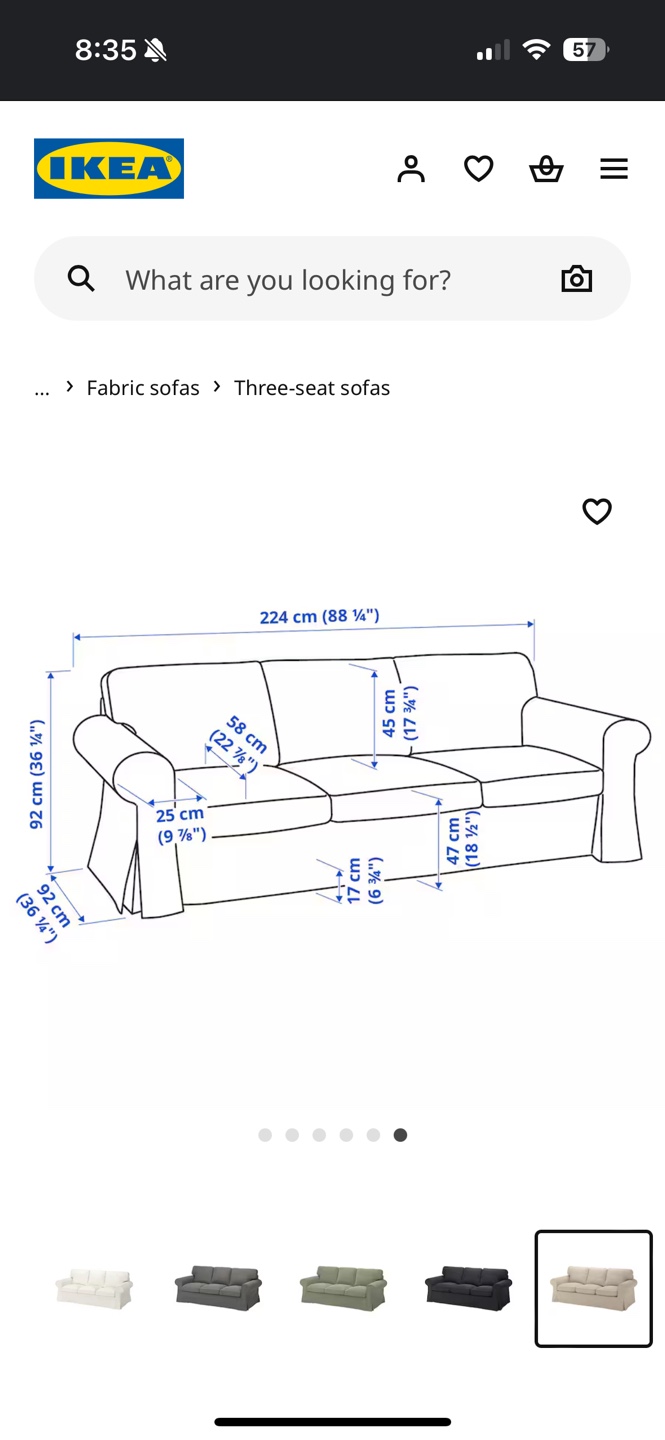 IKEA UPPÅLAND 3-Seat Sofa - photo 3