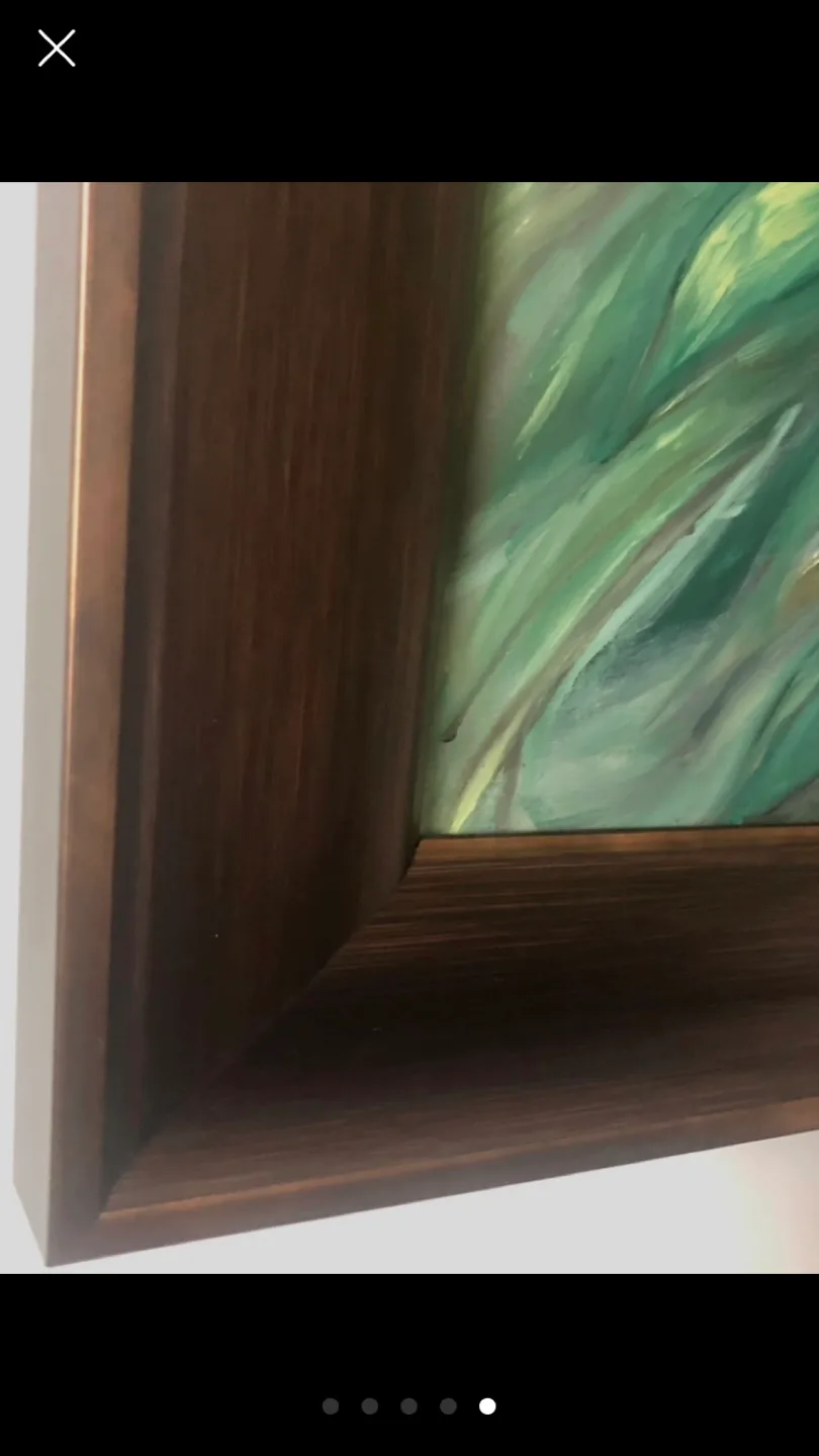 Framed Poppy Original Painting image indicator(4)