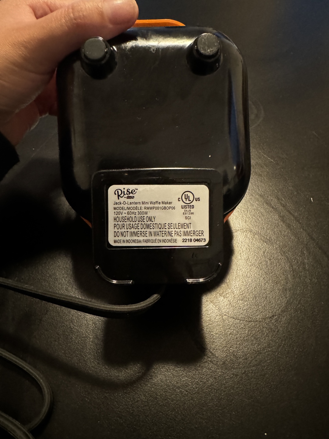 Rise Products Jack-O-Lantern Mini Waffle Maker - photo 3