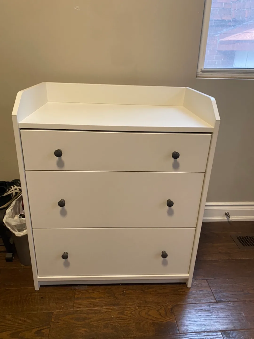 IKEA Hauga Chest of 3 Drawers White thumbnail