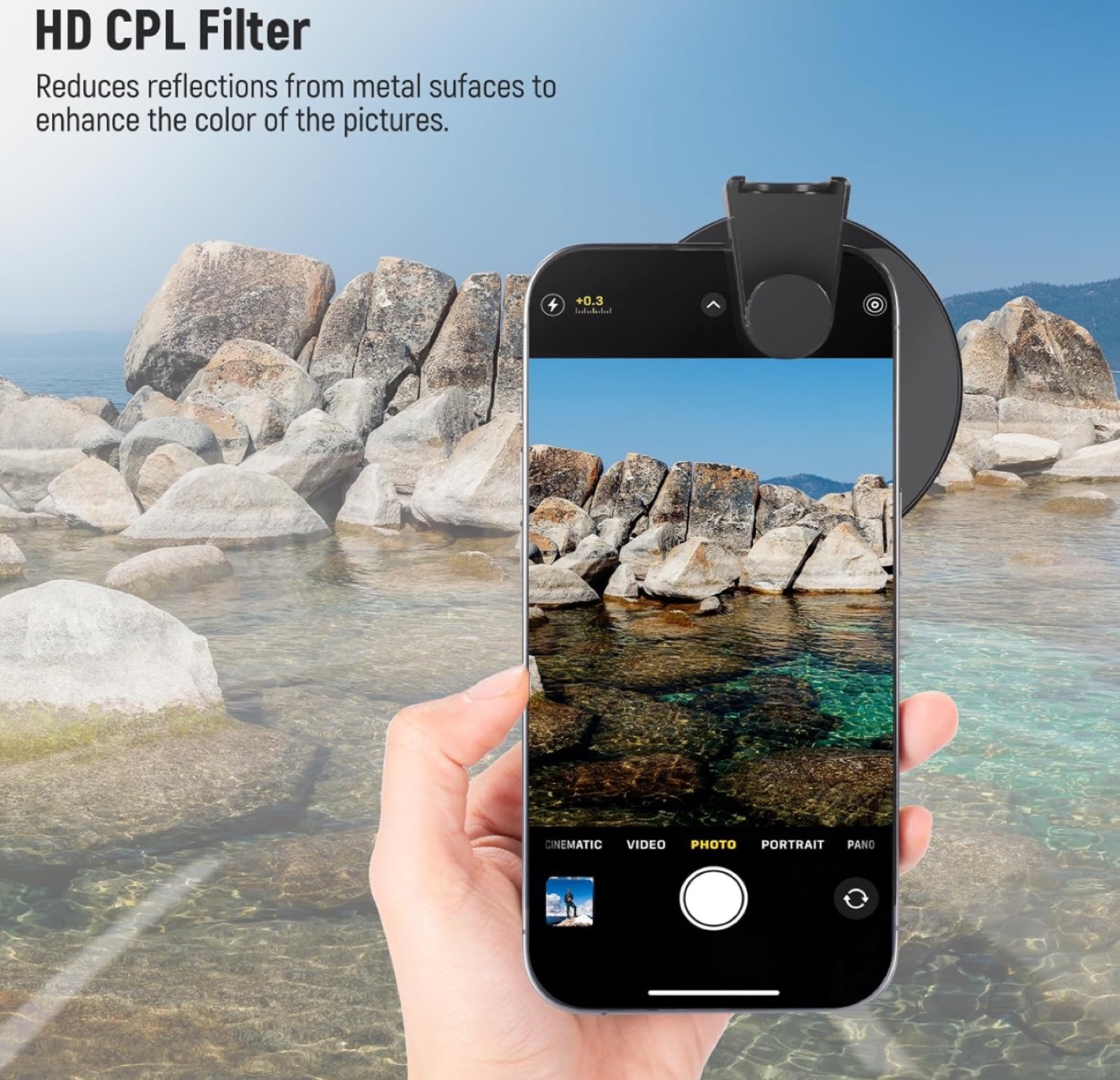 Neewer 57mm CPL Lens For Iphone/Android - photo 3