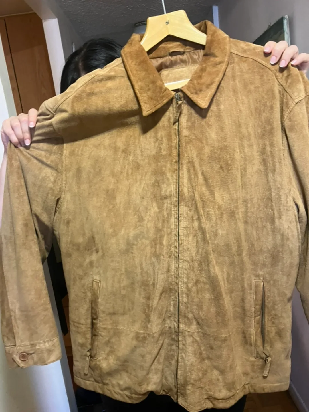 Suede Jacket - Size L/G thumbnail