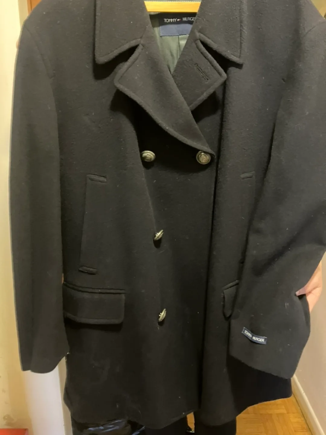 Tommy Hilfiger Men's Double Breasted Peacoat thumbnail