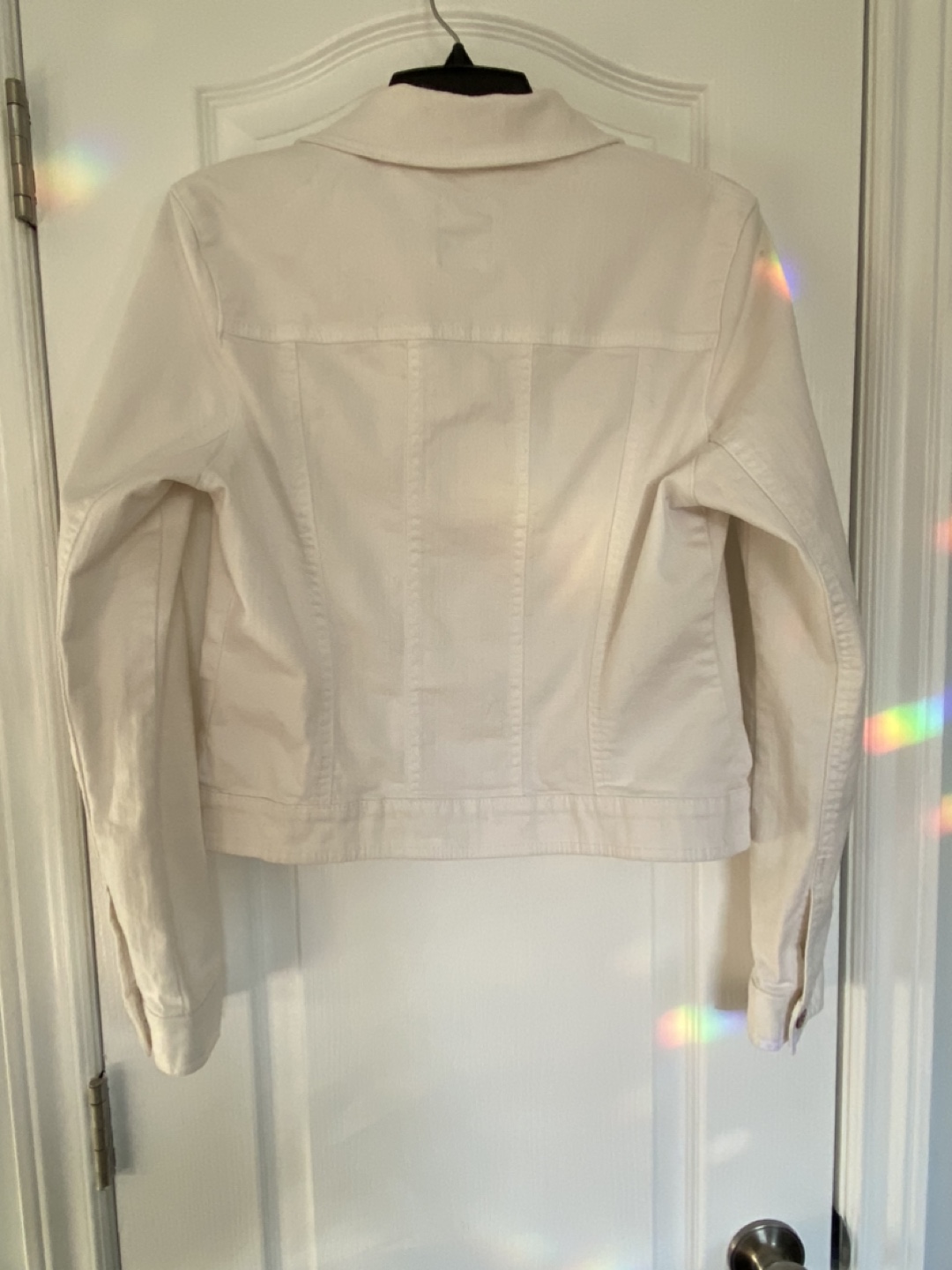 White Denim Jacket size M - photo 2