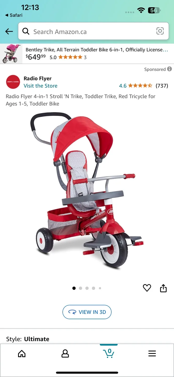 Radio Flyer 4-in-1 Stroll 'N Trike image indicator(4)