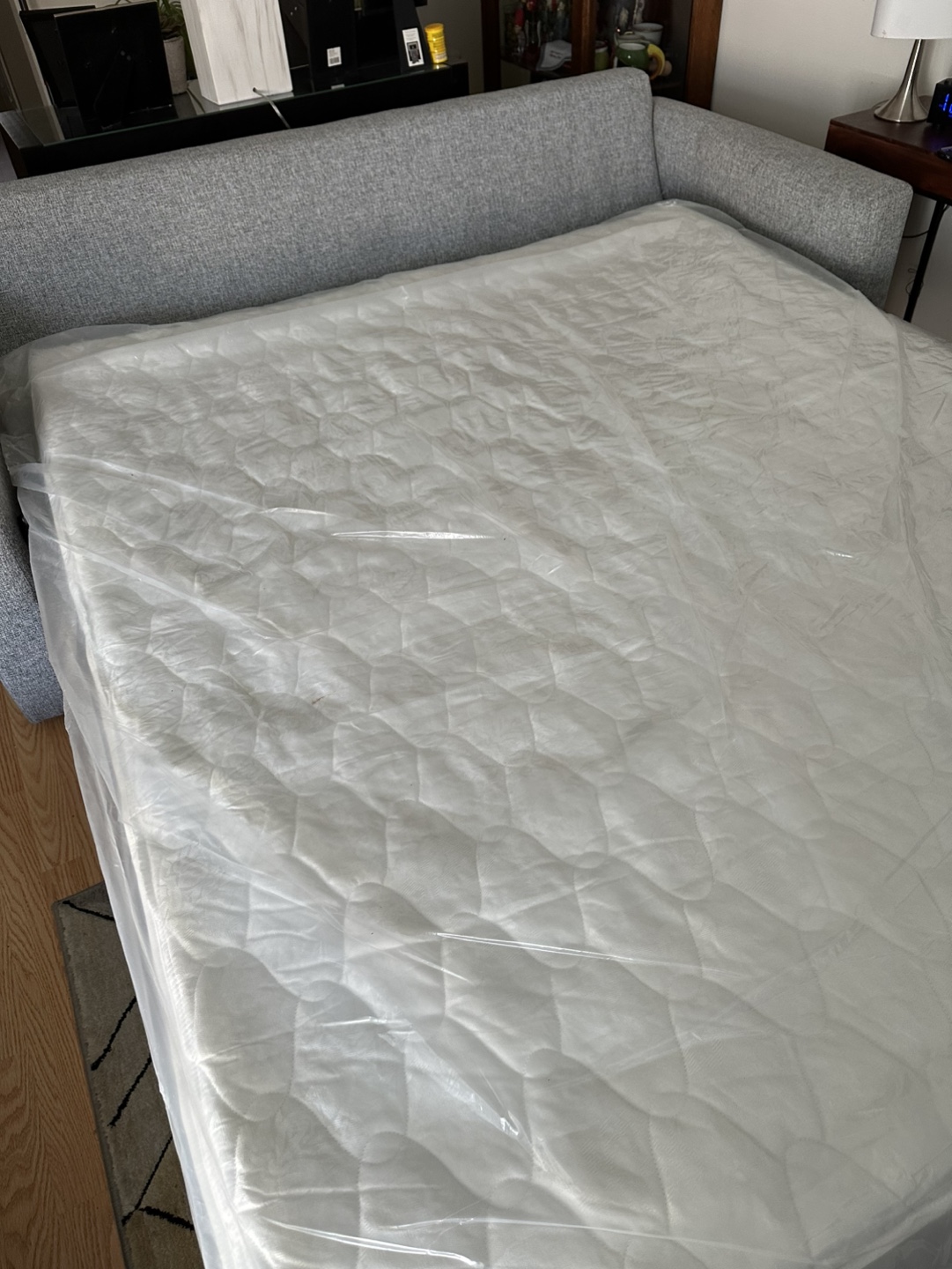 Grey Pull-Out Sofa Bed - photo 3