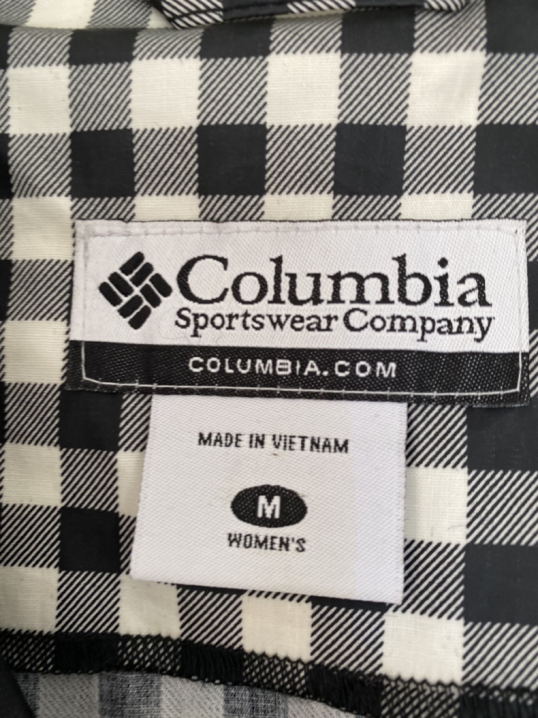 Columbia Gingham Raincoat Size M - photo 3