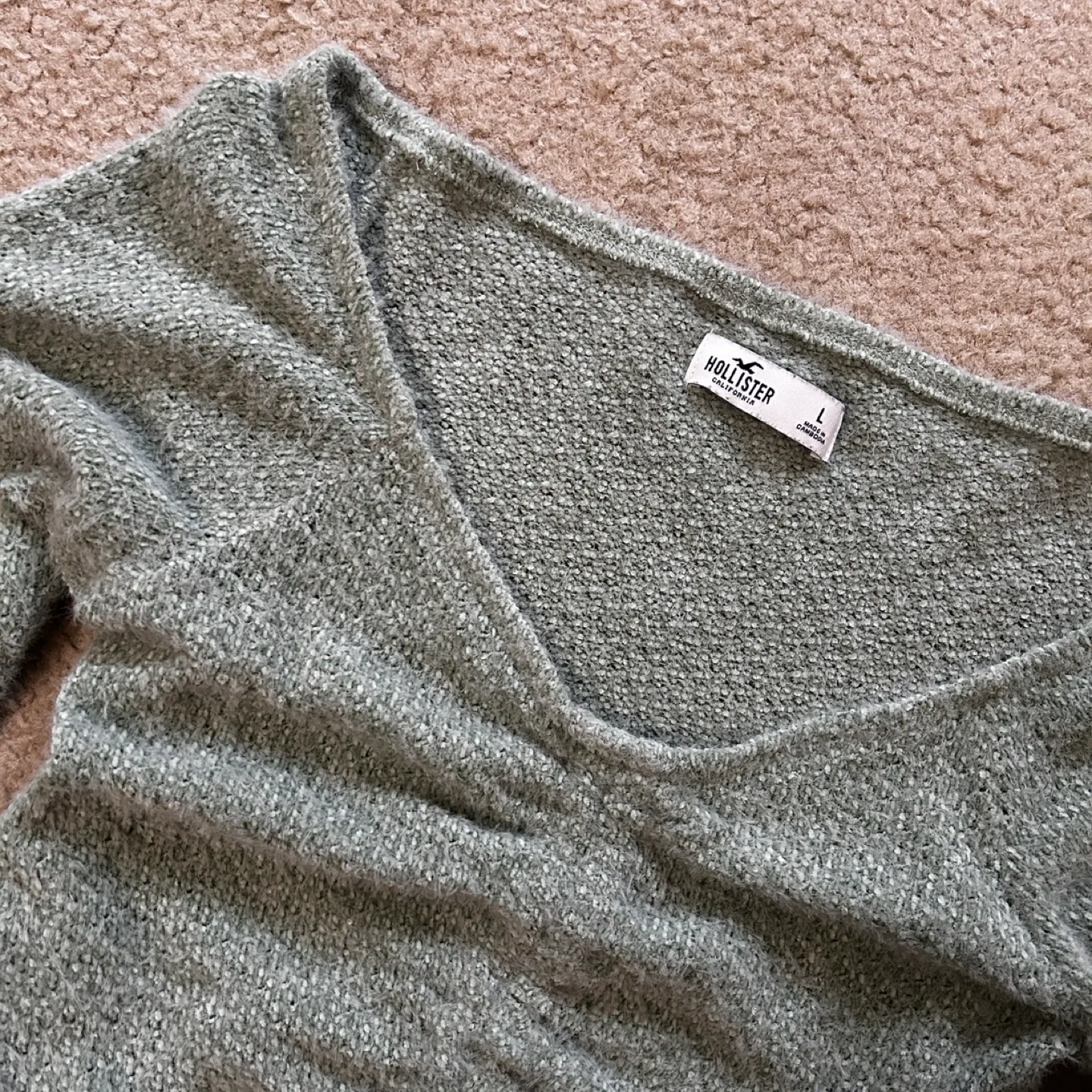Hollister Cropped Plush Sweater image indicator(3)
