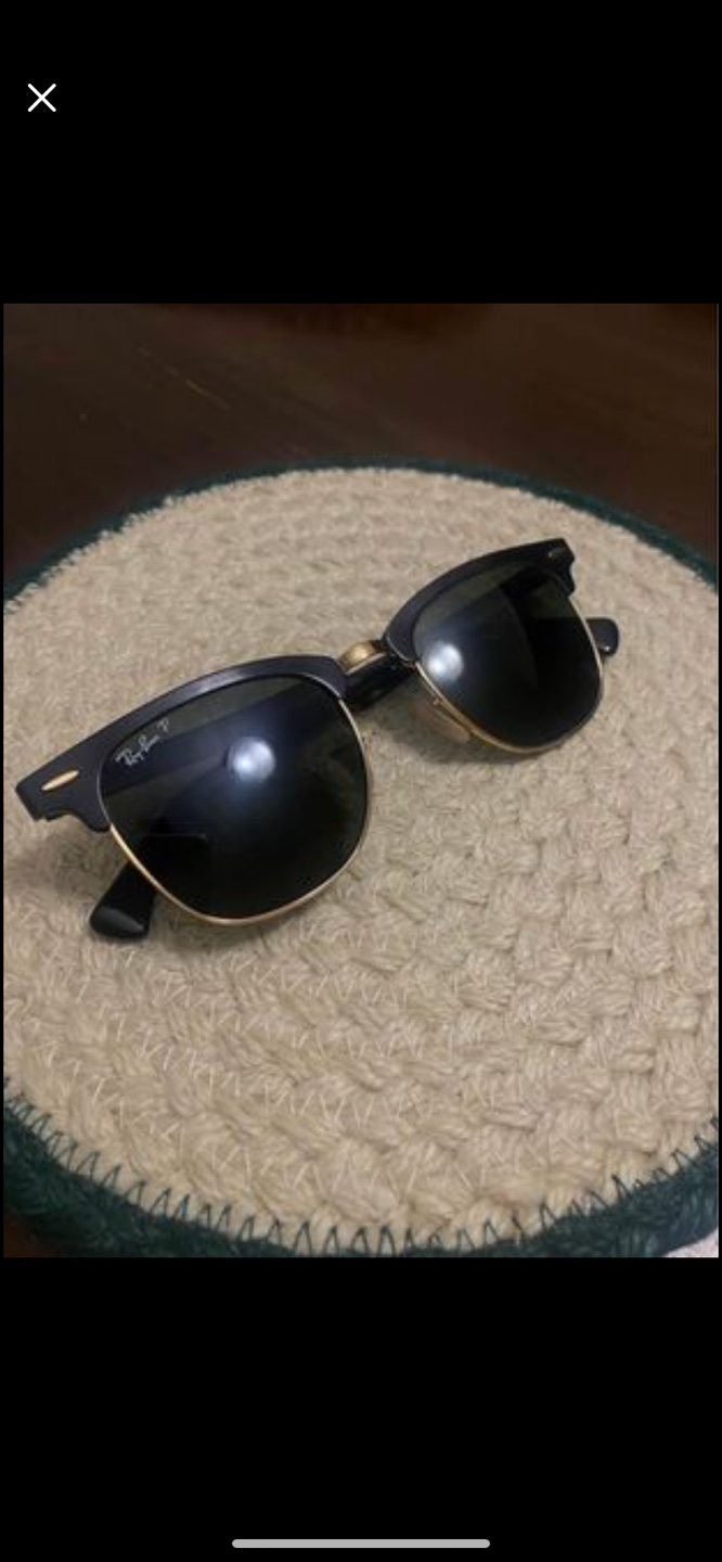 Ray-Ban Sunglasses with Wood Frame