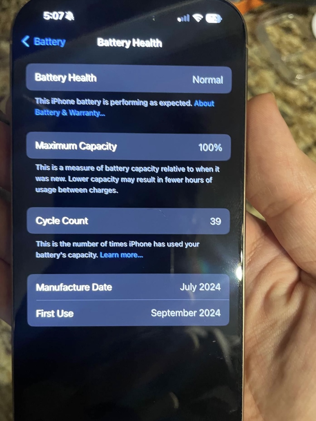 iPhone 16 Pro 128GB Desert titanium - photo 2