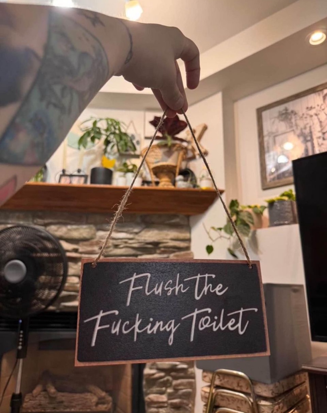 Flush the fuck!ng toilet - photo 2