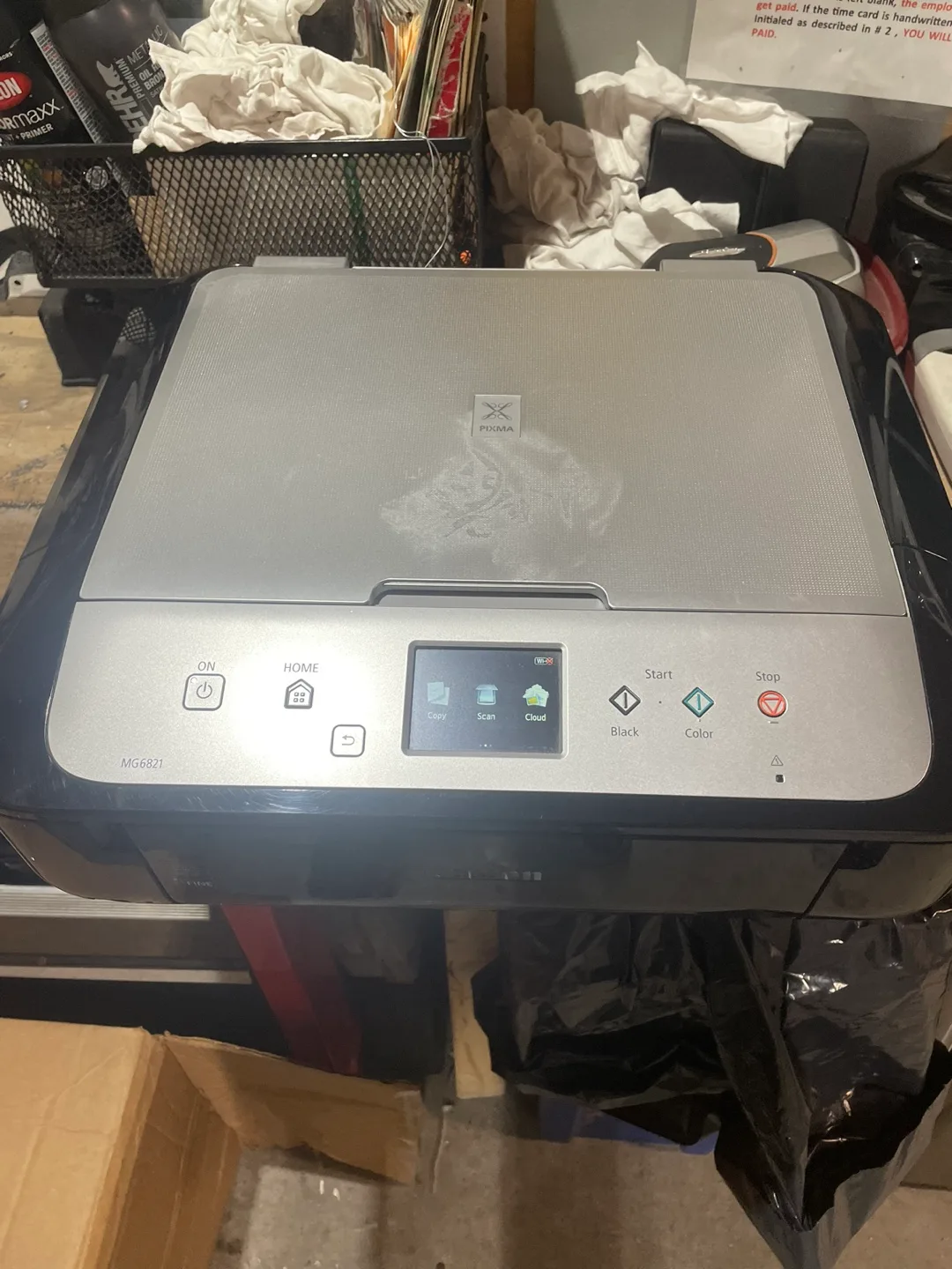 Canon MG6821 Wireless All-in-One Printer thumbnail