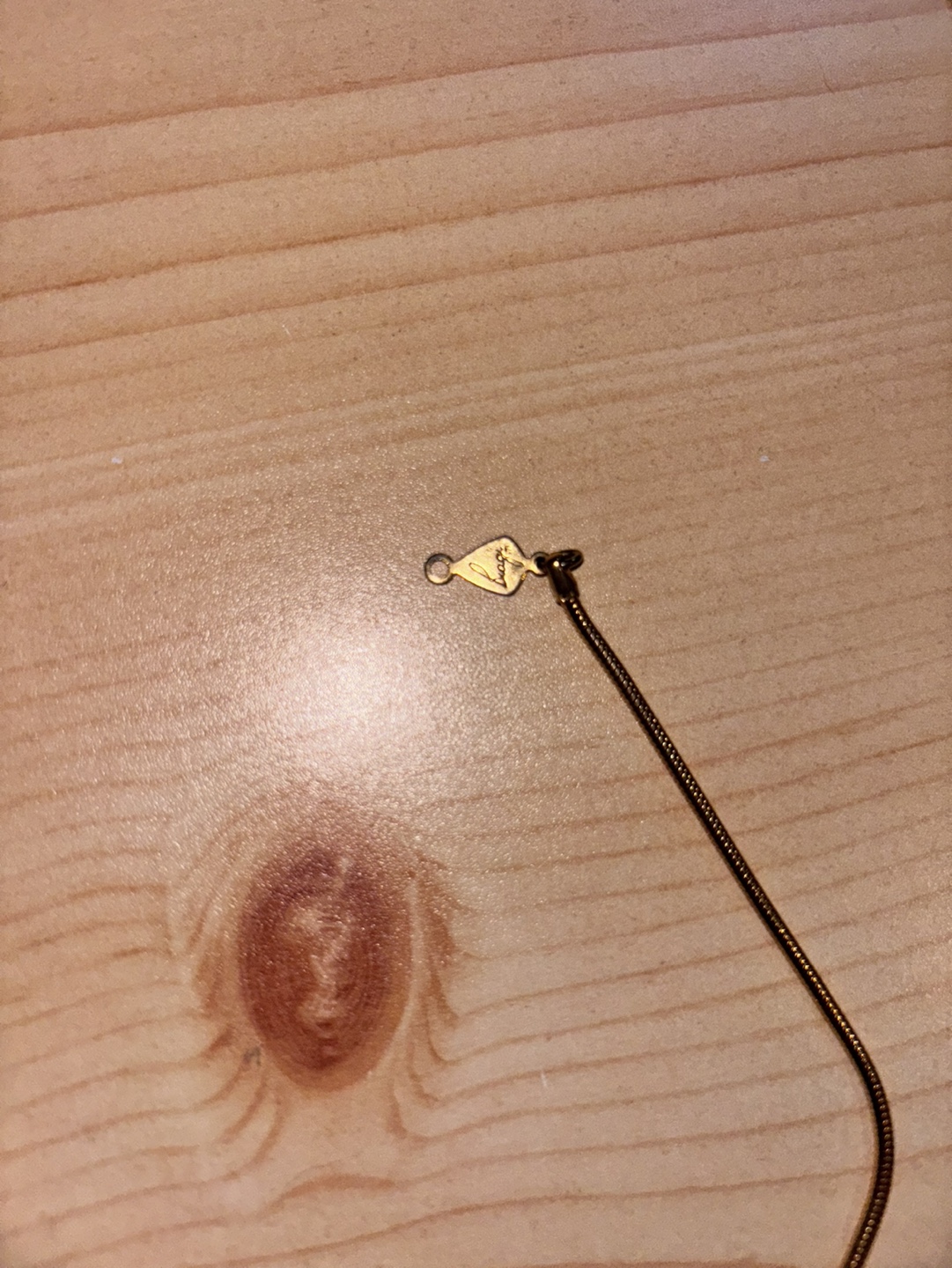 Gold Chain Necklace with Heart Charm - photo 2