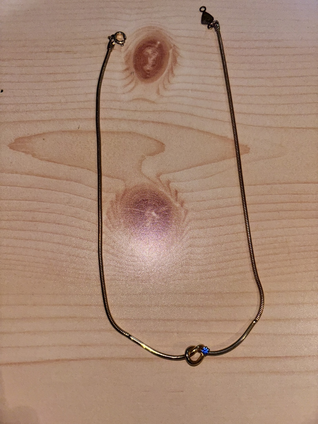 Gold Chain Necklace with Heart Charm