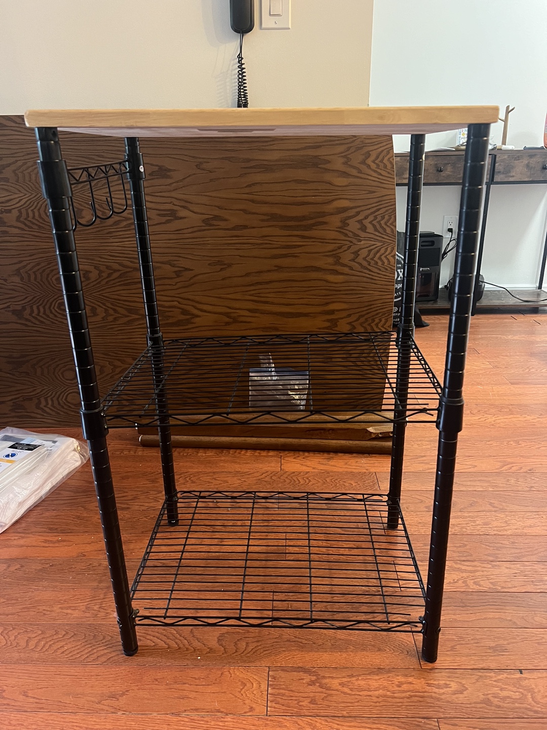 Kitchen stand with hooks