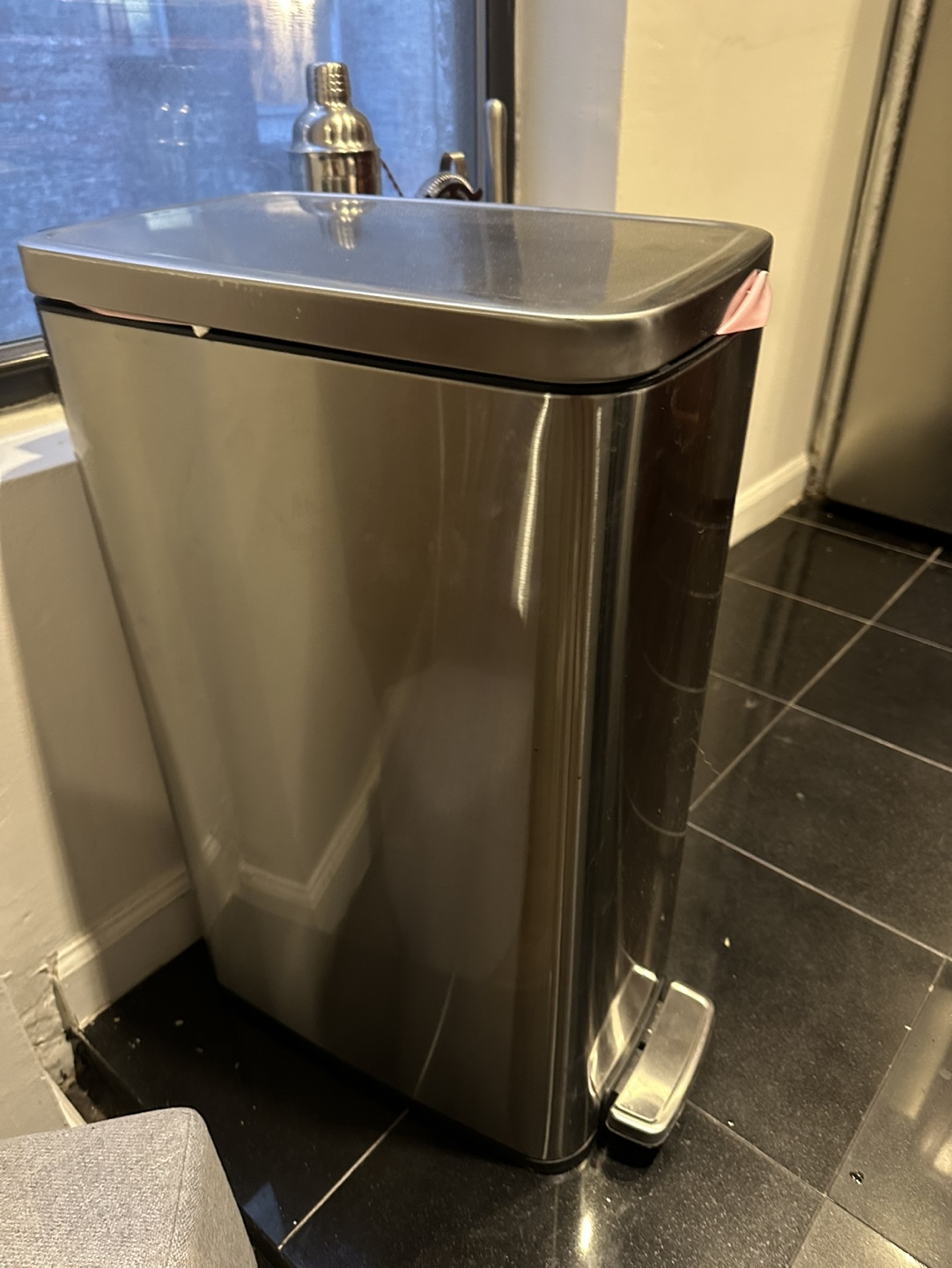 Stainless Steel Step Trash Can