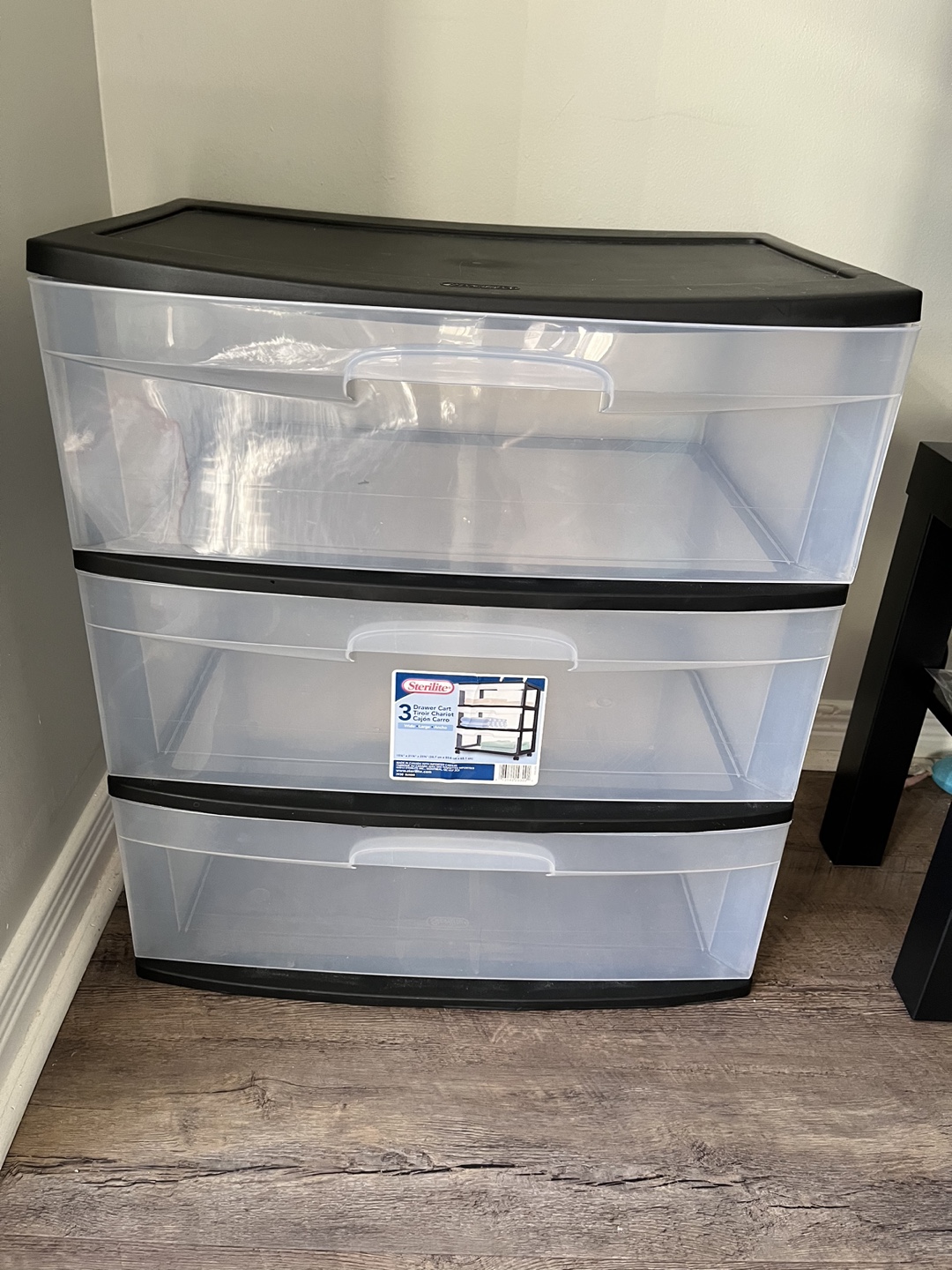 Sterilite 3-Drawer Cart