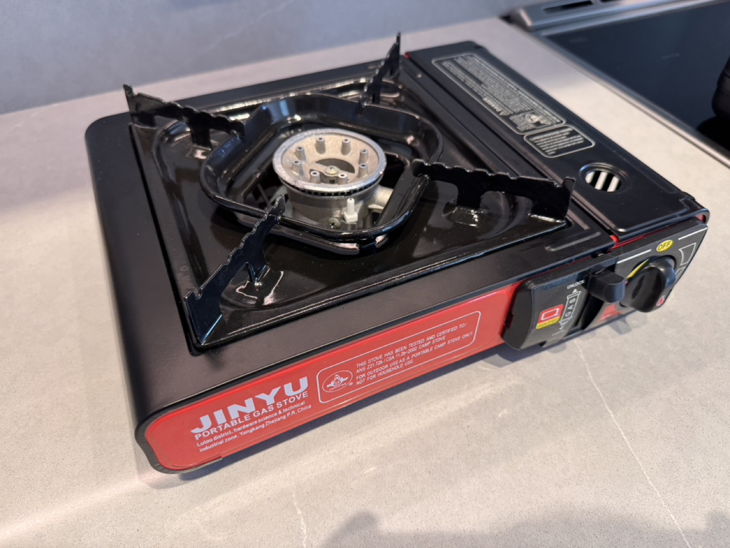 portable gas stove