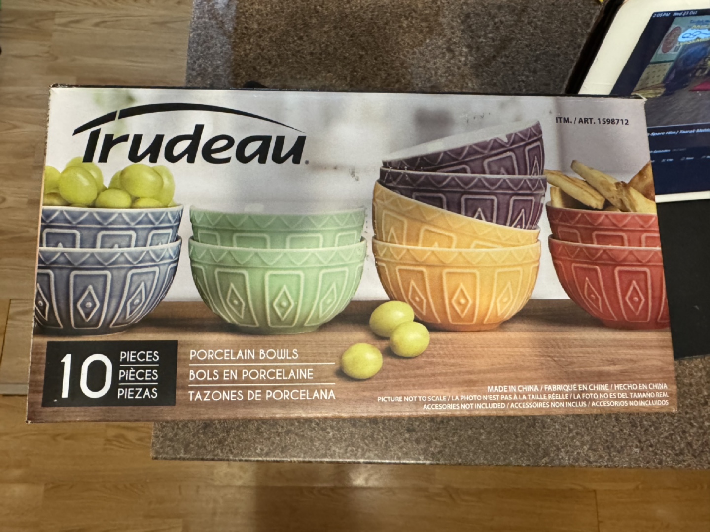 Trudeau Porcelain Bowls - Set of 8 - photo 2