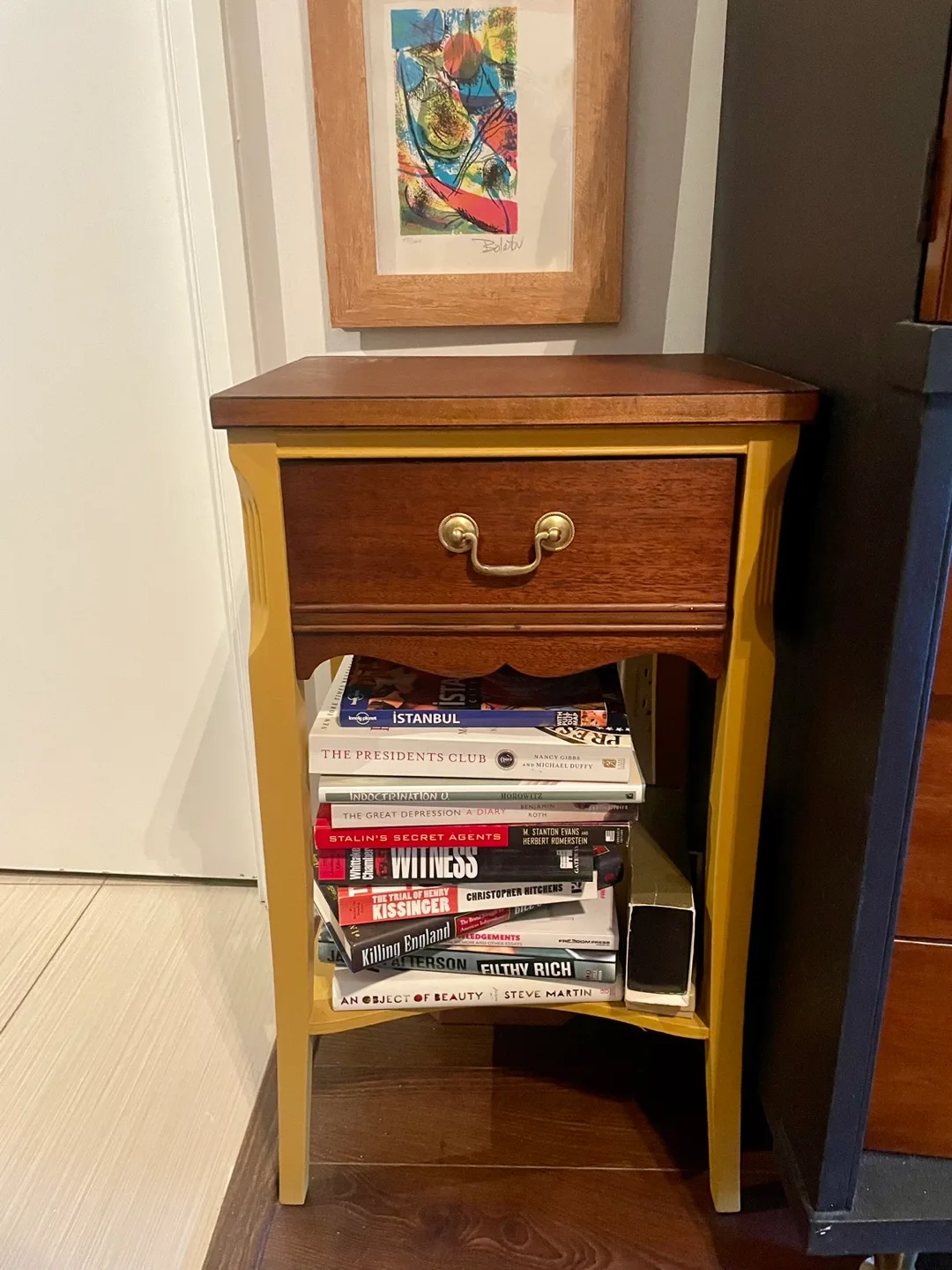 Vintage Painted Side Table thumbnail