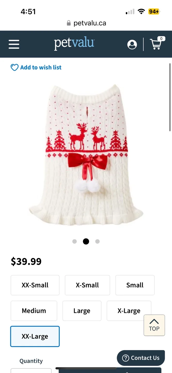 Dog Christmas Sweater - Tis the Season image indicator(4)