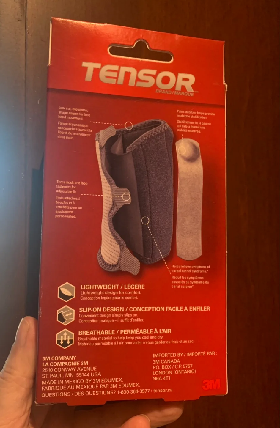 NEW Tensor Adjustable Wrist Brace image indicator(3)
