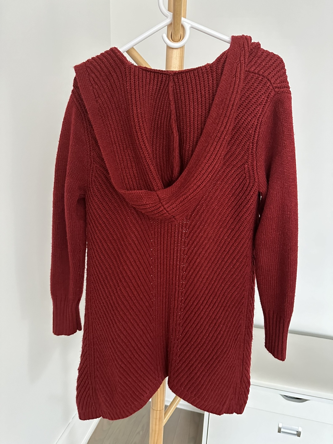 Red Knit Cardigan - photo 3