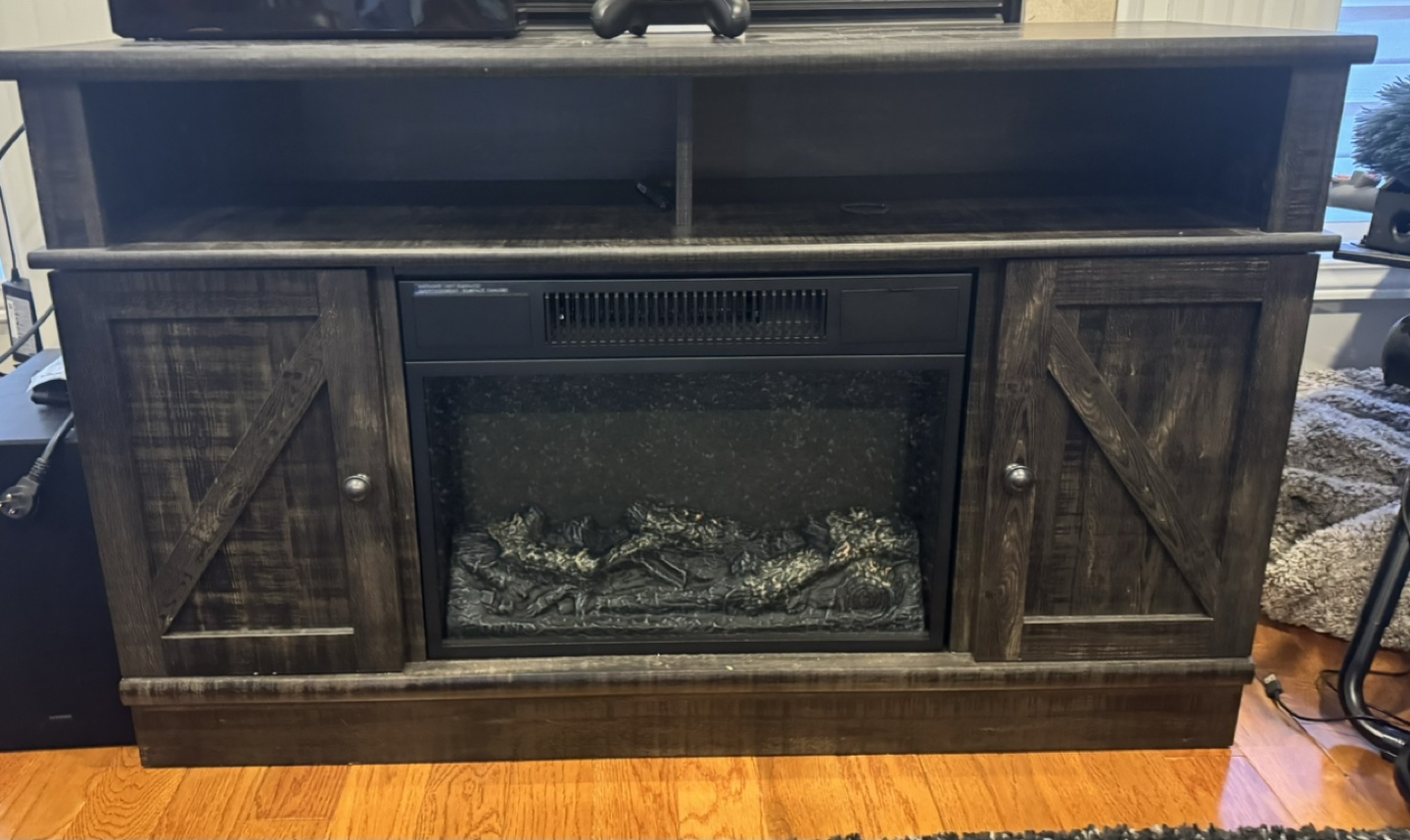 Kerry Media Electric Fireplace TV Stand